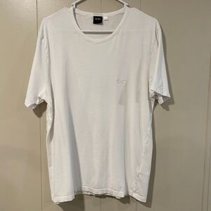 Hugo Boss White Logo T-Shirt Men’s XL Short Sleeve Crewneck Designer Tee